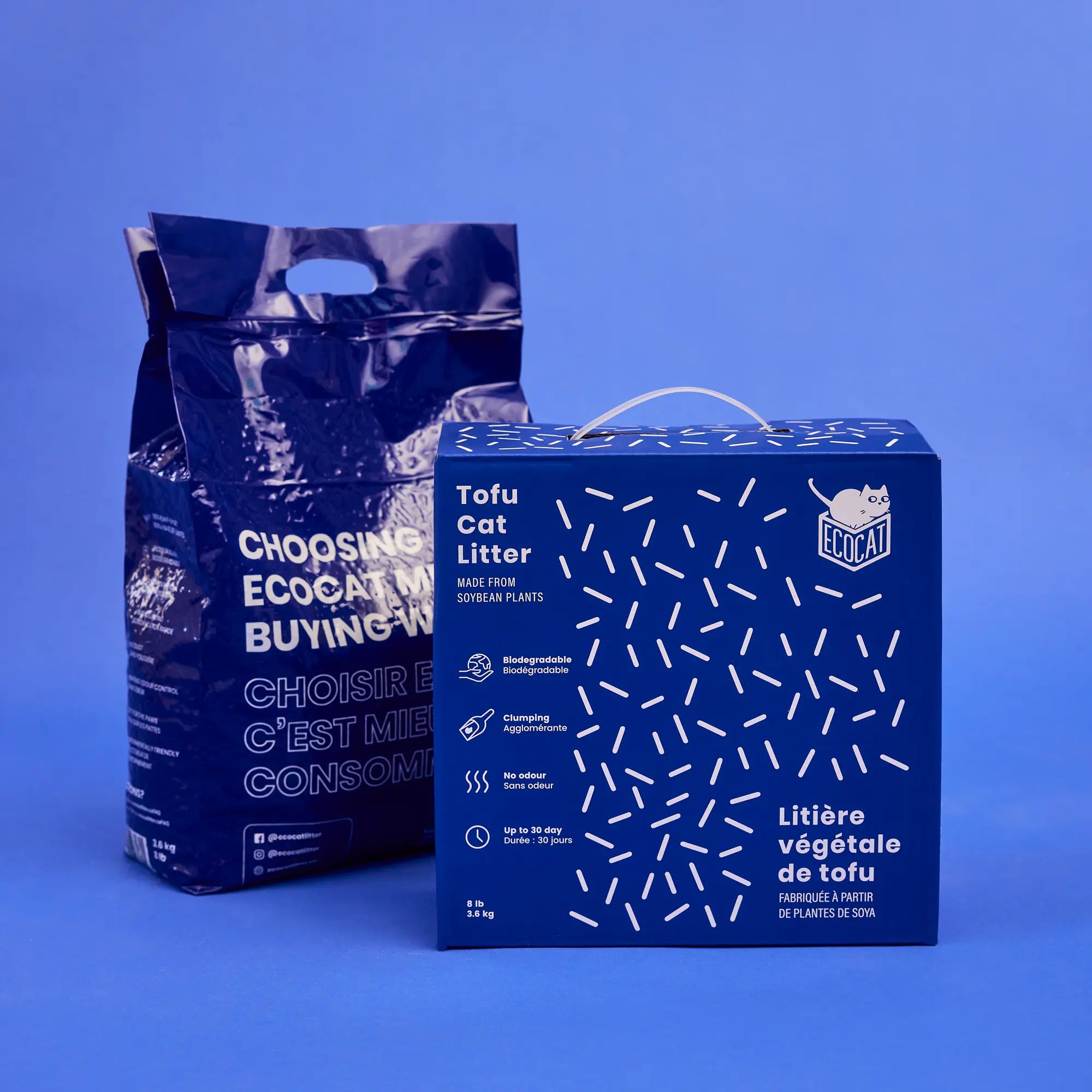 Tofu cat litter