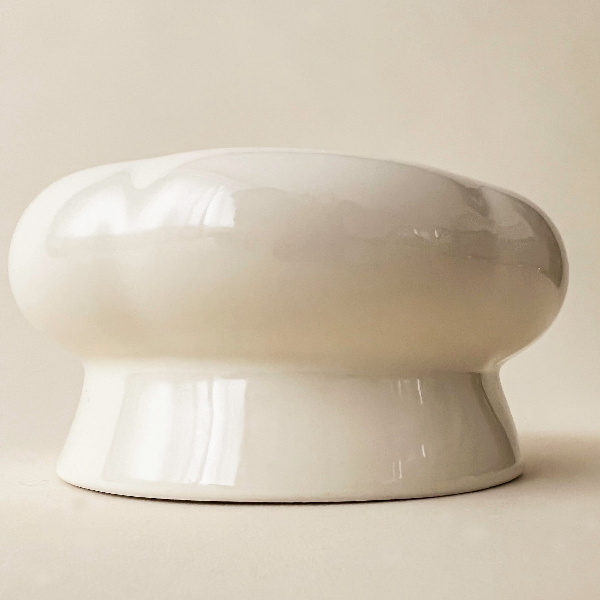 Bloire White Large Bowl for Cat