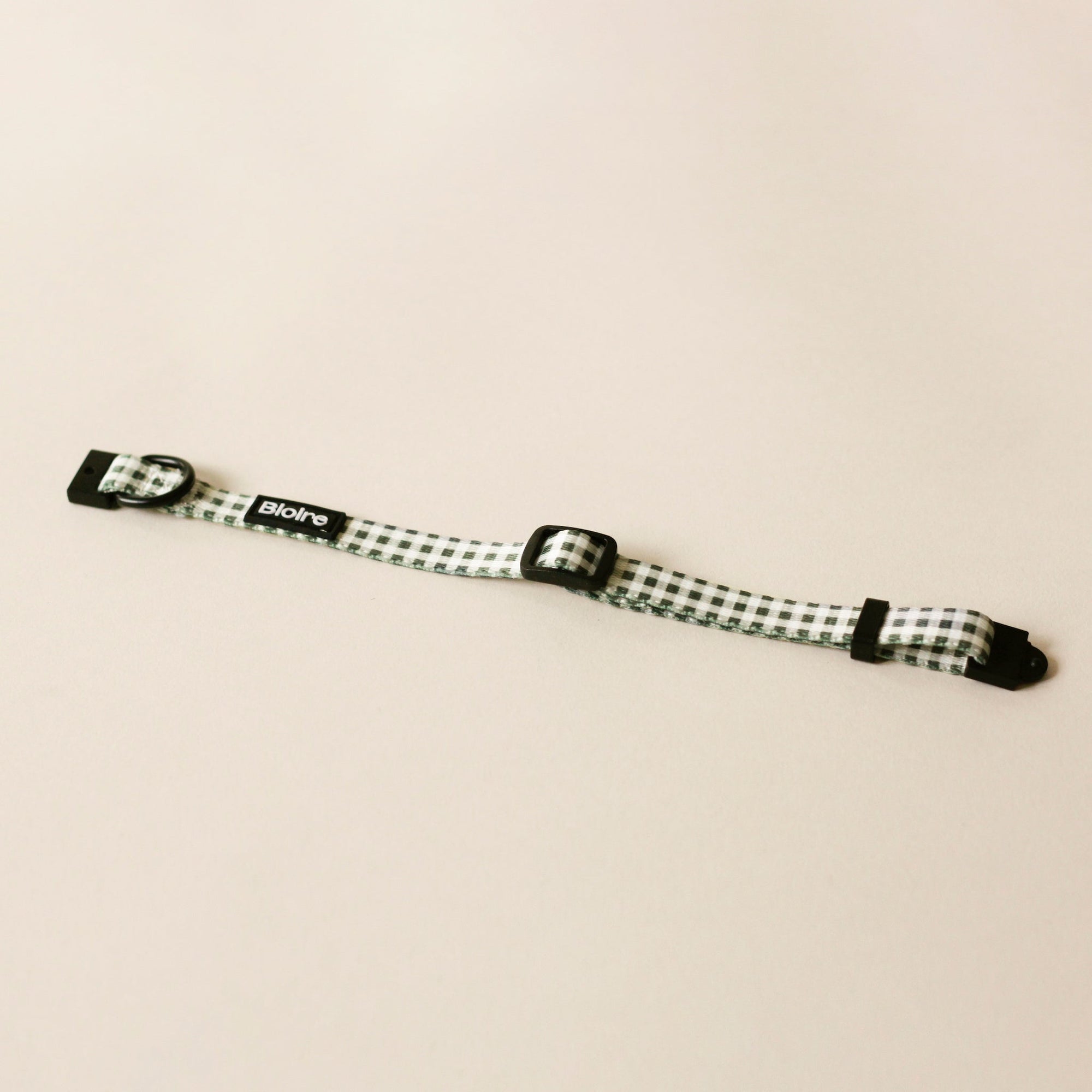 Cat Collar Green Plaid | Bloire 