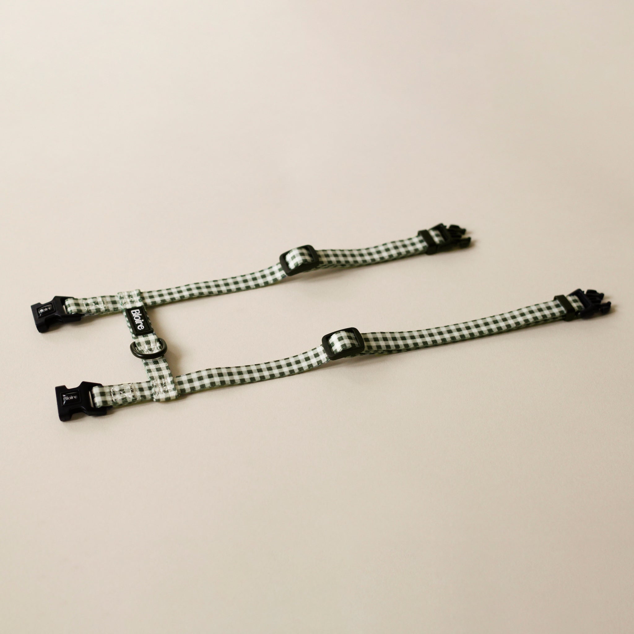 Ensemble de marche pour chat carreau mauve